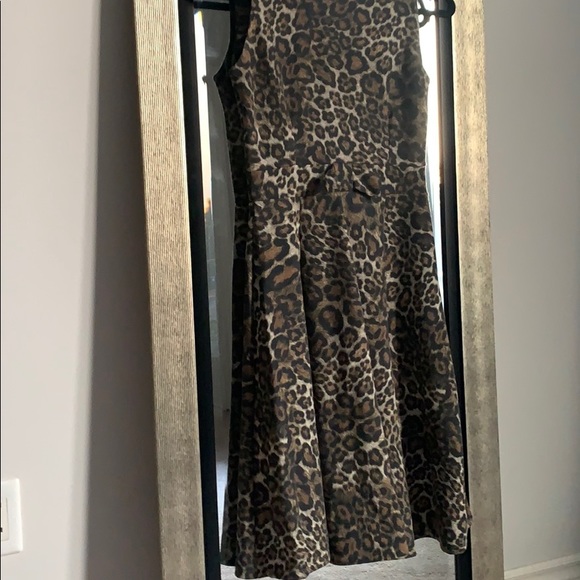 ZARAKNIT leopard dress - Picture 2 of 4